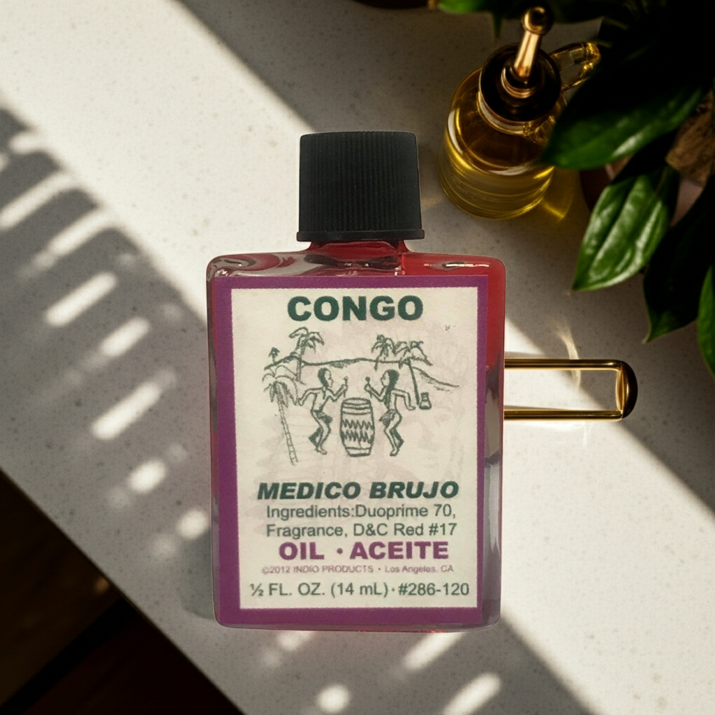 Congo Wish Oil bottle for manifestation, altar work, and spiritual practice.