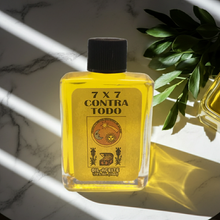 7x7 Contra Todo Wish Oil ritual oil bottle for altar work, prayer rituals, and spiritual applications.