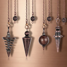 Copper Metal Pendulum for dowsing, divination, and energy work.