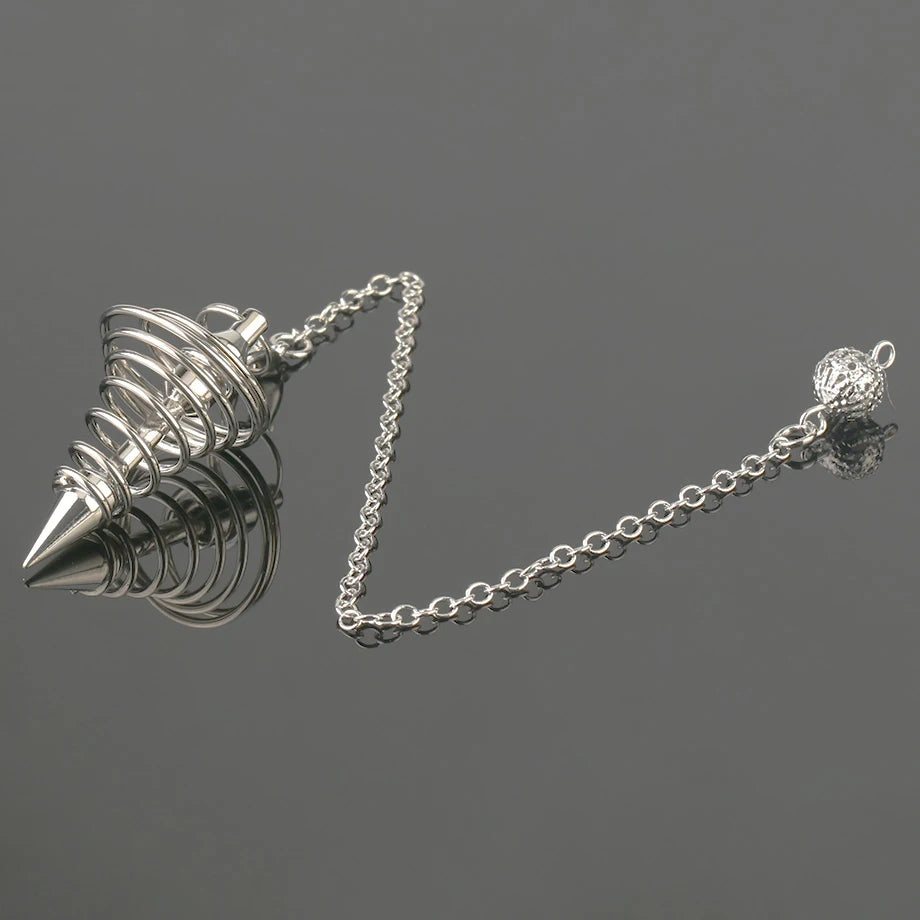 Copper Metal Pendulum for dowsing, divination, and energy work.