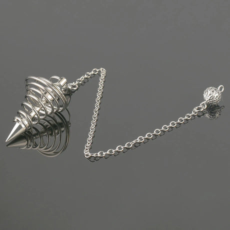 Copper Metal Pendulum for dowsing, divination, and energy work.