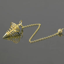 Copper Metal Pendulum for dowsing, divination, and energy work.