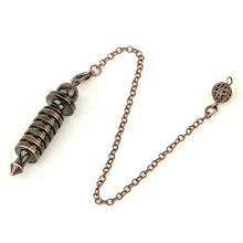 Copper Metal Pendulum for dowsing, divination, and energy work.