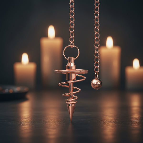 Copper Oracle Pendulum, brass with copper plating