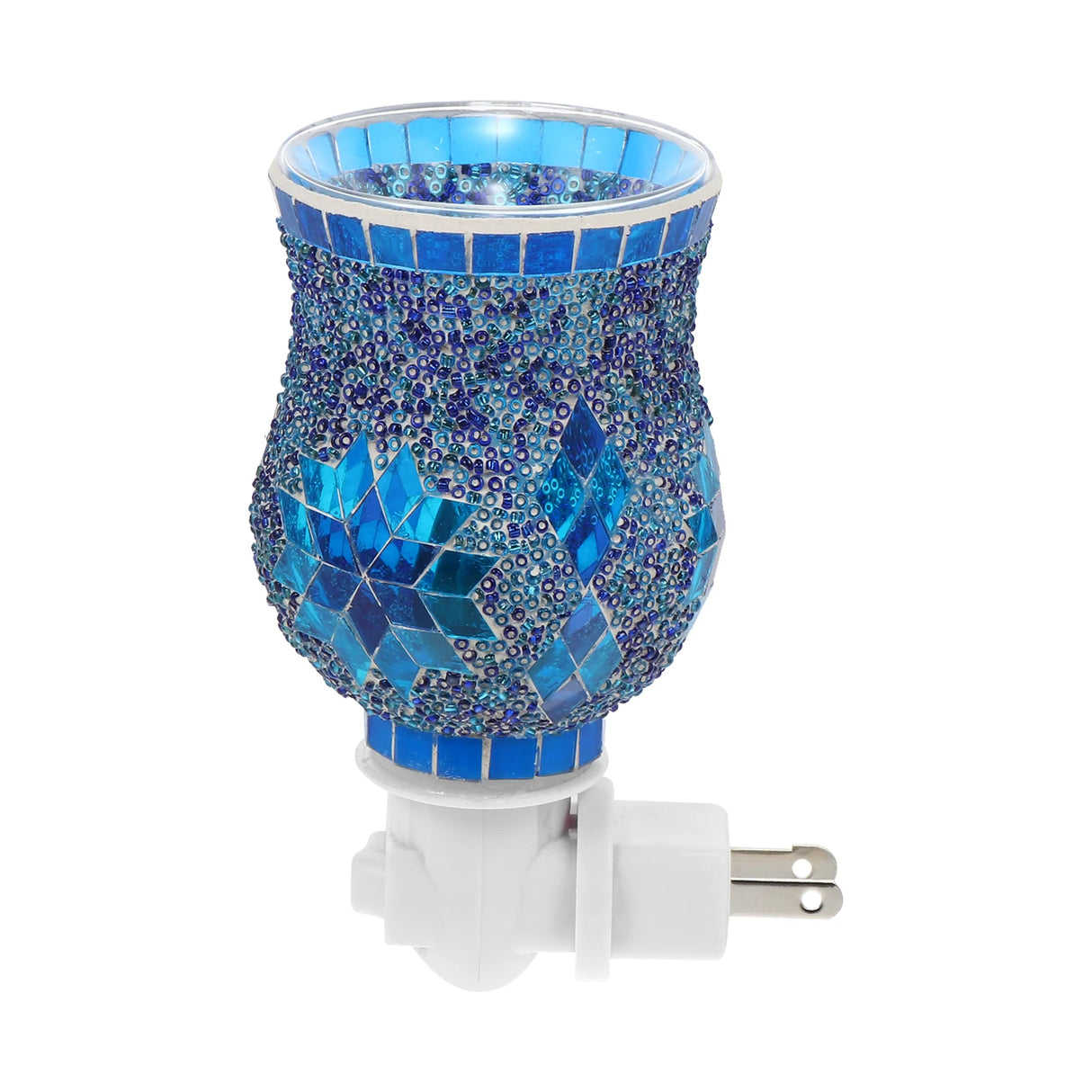 Creative Mosaic plug-in wax and essential oil diffuser for home fragrance, aromatherapy, and room freshening.
