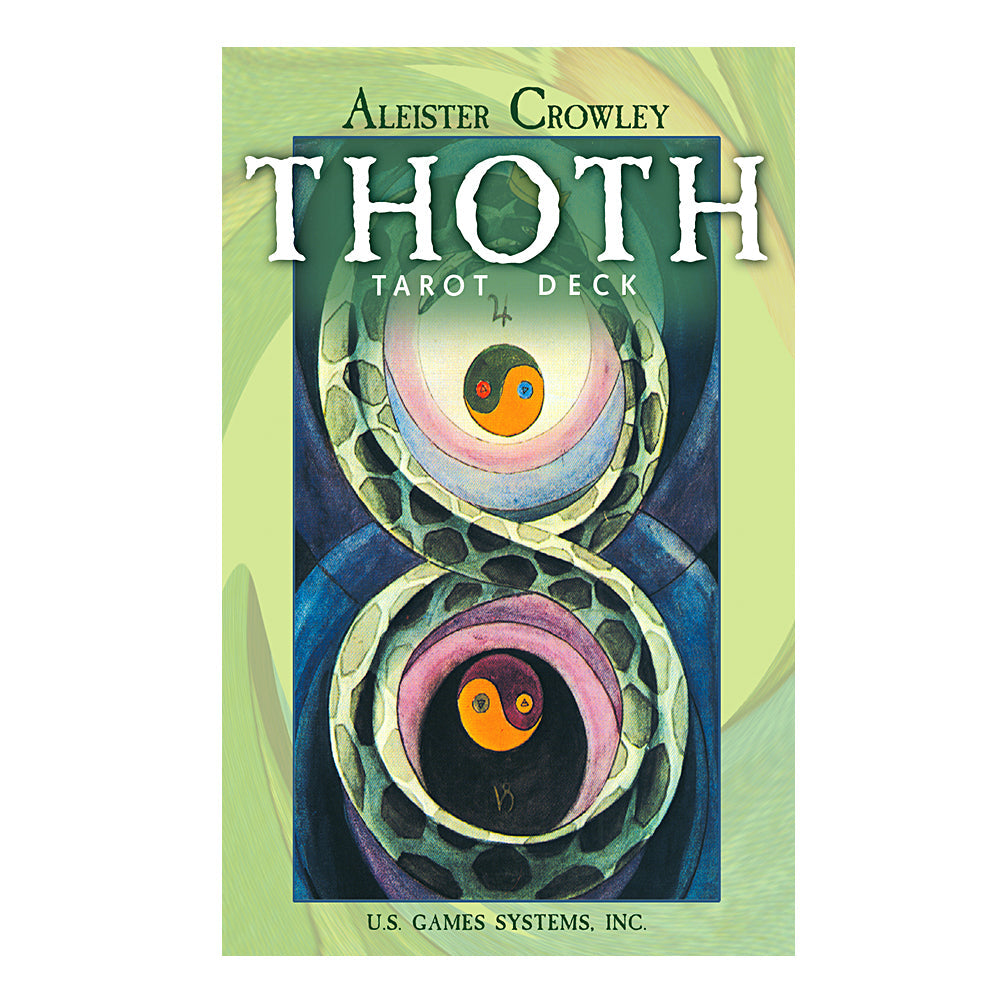 Crowley Thoth Tarot deck box and companion book