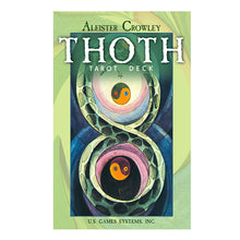 Crowley Thoth Tarot deck box and companion book