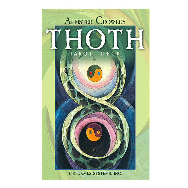 Crowley Thoth Tarot deck box and companion book