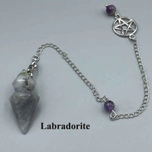 Crystal Cone Pendulum for dowsing, divination, and energy work.