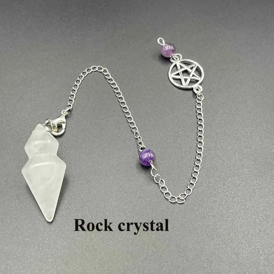 Crystal Cone Pendulum for dowsing, divination, and energy work.