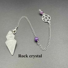 Crystal Cone Pendulum for dowsing, divination, and energy work.