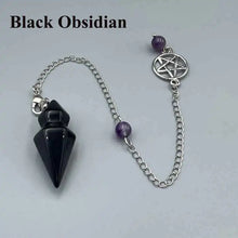 Crystal Cone Pendulum for dowsing, divination, and energy work.