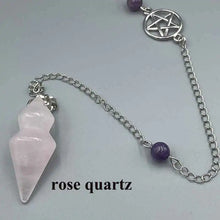 Crystal Cone Pendulum for dowsing, divination, and energy work.