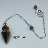 Crystal Cone Pendulum for dowsing, divination, and energy work.