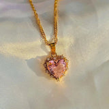 Crystal drop boho pendant gold-plated necklace for modern bohemian looks, outfit enhancement, and daily wear.