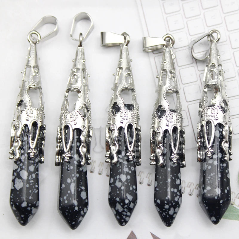 Crystal healing pendulums for intuitive guidance, chakra work, and spiritual healing sessions.