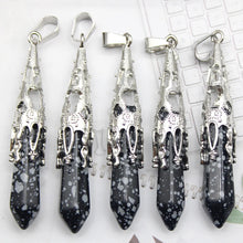 Crystal healing pendulums for intuitive guidance, chakra work, and spiritual healing sessions.