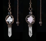 Crystal Merkaba Reiki Pendulum for dowsing, divination, and energy work.