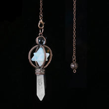 Crystal Merkaba Reiki Pendulum for dowsing, divination, and energy work.