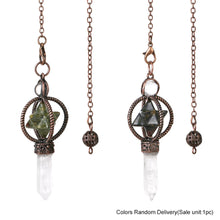 Crystal Merkaba Reiki Pendulum for dowsing, divination, and energy work.