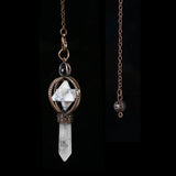 Crystal Merkaba Reiki Pendulum for dowsing, divination, and energy work.