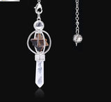 Crystal Merkaba Reiki Pendulum for dowsing, divination, and energy work.