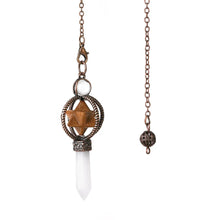 Crystal Merkaba Reiki Pendulum for dowsing, divination, and energy work.