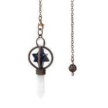Crystal Merkaba Reiki Pendulum for dowsing, divination, and energy work.