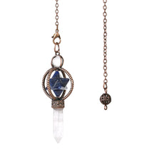 Crystal Merkaba Reiki Pendulum for dowsing, divination, and energy work.