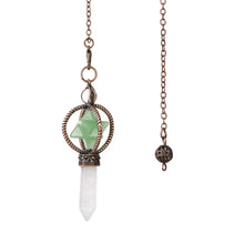 Crystal Merkaba Reiki Pendulum for dowsing, divination, and energy work.