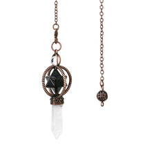 Crystal Merkaba Reiki Pendulum for dowsing, divination, and energy work.