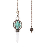 Crystal Merkaba Reiki Pendulum for dowsing, divination, and energy work.