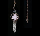 Crystal Merkaba Reiki Pendulum for dowsing, divination, and energy work.