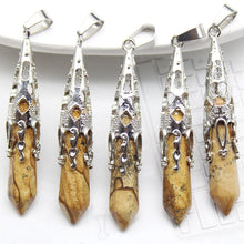 Crystal pendulums healing tool for chakra cleansing, Reiki sessions, and spiritual balancing use.