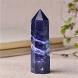 Crystal Point Wand crystal wand for chakra healing, mindful meditation, and decorative room accents.