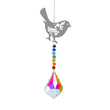 Crystal Sun Catcher Prism Rainbow Chaser room accent crystal for window hanging and rainbow light effects in indoor spaces.
