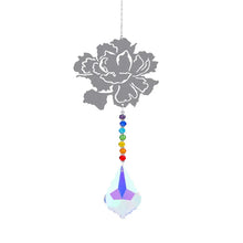 Crystal Sun Catcher Prism Rainbow Chaser home accent ornament for reflecting sunlight and creating decorative rainbow effects.