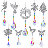 Crystal Sun Catcher Prism Rainbow Chaser crystal pendant for sun-catching, light refraction, and decorative window use.