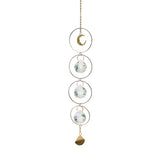 Crystal sun catcher ball prism ornament for window hanging, light reflection, and colorful room decor.
