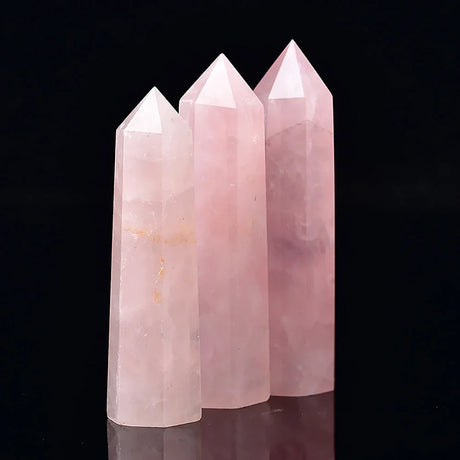 Natural Crystal Point Wand gemstone wand for meditation sessions, energy cleansing, and mindful spiritual use.