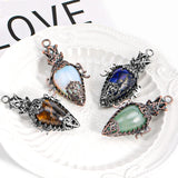 Crystal Water Drop Pendulum for dowsing, divination, and energy work.