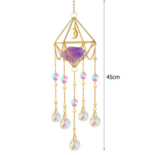 Crystal Wind Chime Dreamcatcher boho home decor for living room styling, spiritual decoration, and cozy interior use.