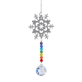 Crystal Sun Catcher Prism Rainbow Chaser window ornament for catching sun rays and producing rainbow light indoors.
