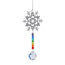 Crystal Sun Catcher Prism Rainbow Chaser window ornament for catching sun rays and producing rainbow light indoors.