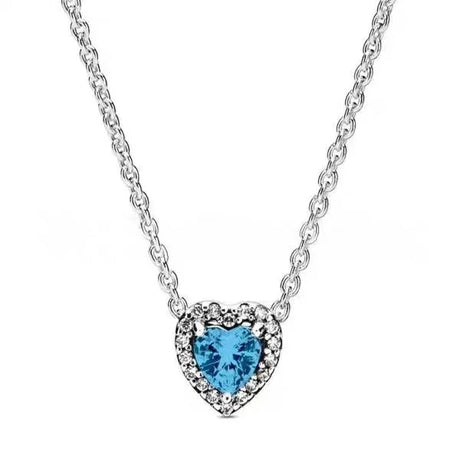 Dainty colorful heart necklace with pendant for light everyday wear, layering, and romantic gift use.