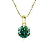 Dainty Real Moissanite necklace pendant for women for layering, casual elegance, and everyday accessorizing.