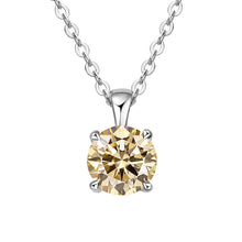 Dainty solitaire moissanite necklace with pendant for minimal jewelry styling, office wear, and everyday elegance.