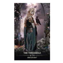 Dark Light Oracle Deck card example, shadow theme