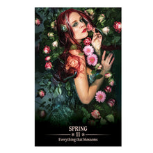 Dark Light Oracle Deck card example, healing theme