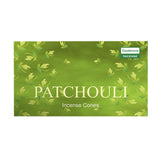 Darshan Patchouli incense cones, pack of 10